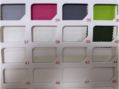 DG-PF WA74 75D full silk pique Yarn: 75D Width: 185CM Weight: 150GSM Composition: 100Polyester Moisture wicking side view